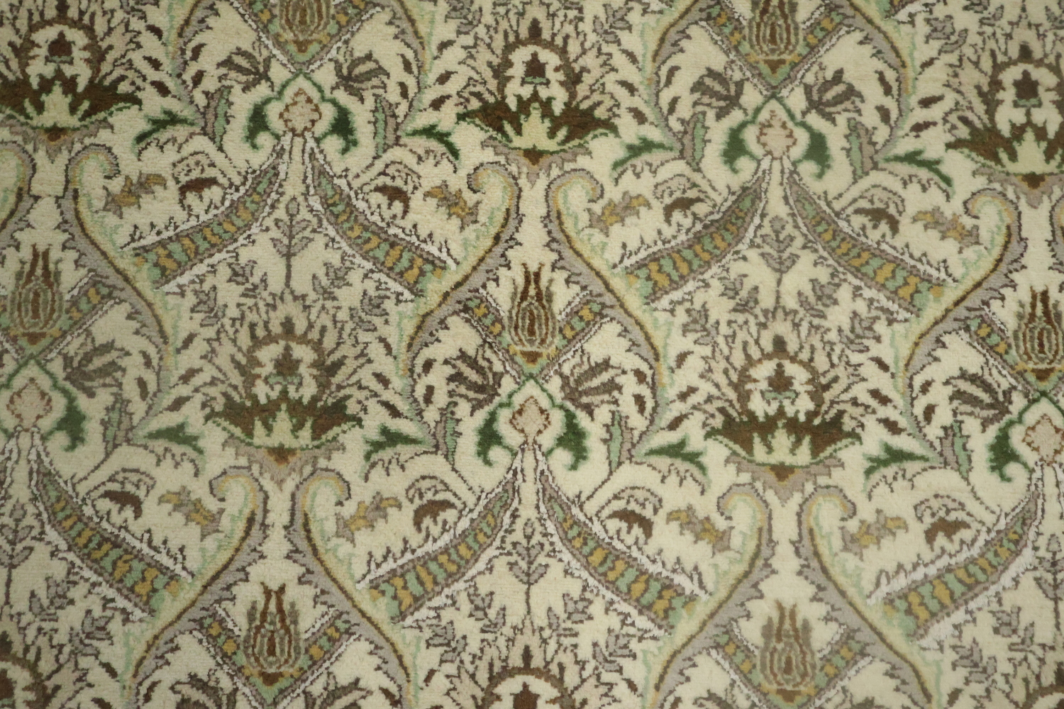 100% Vegetable Dye Floral Tabriz Oriental Area Rug 4x6