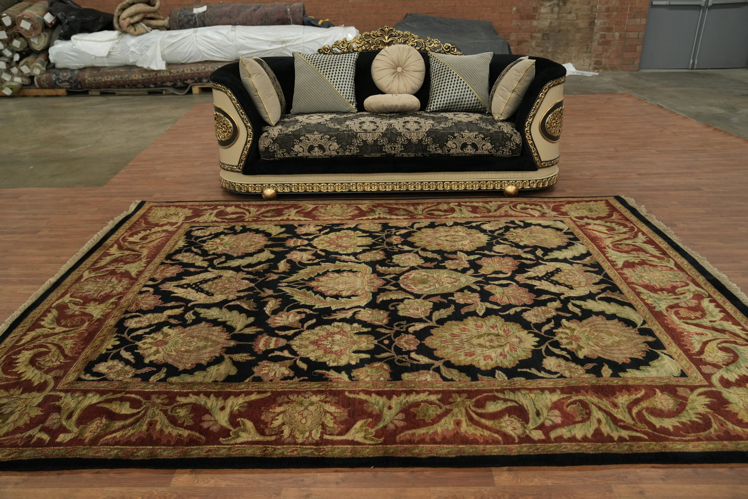 Floral Agra Oriental Area Rug 8x11
