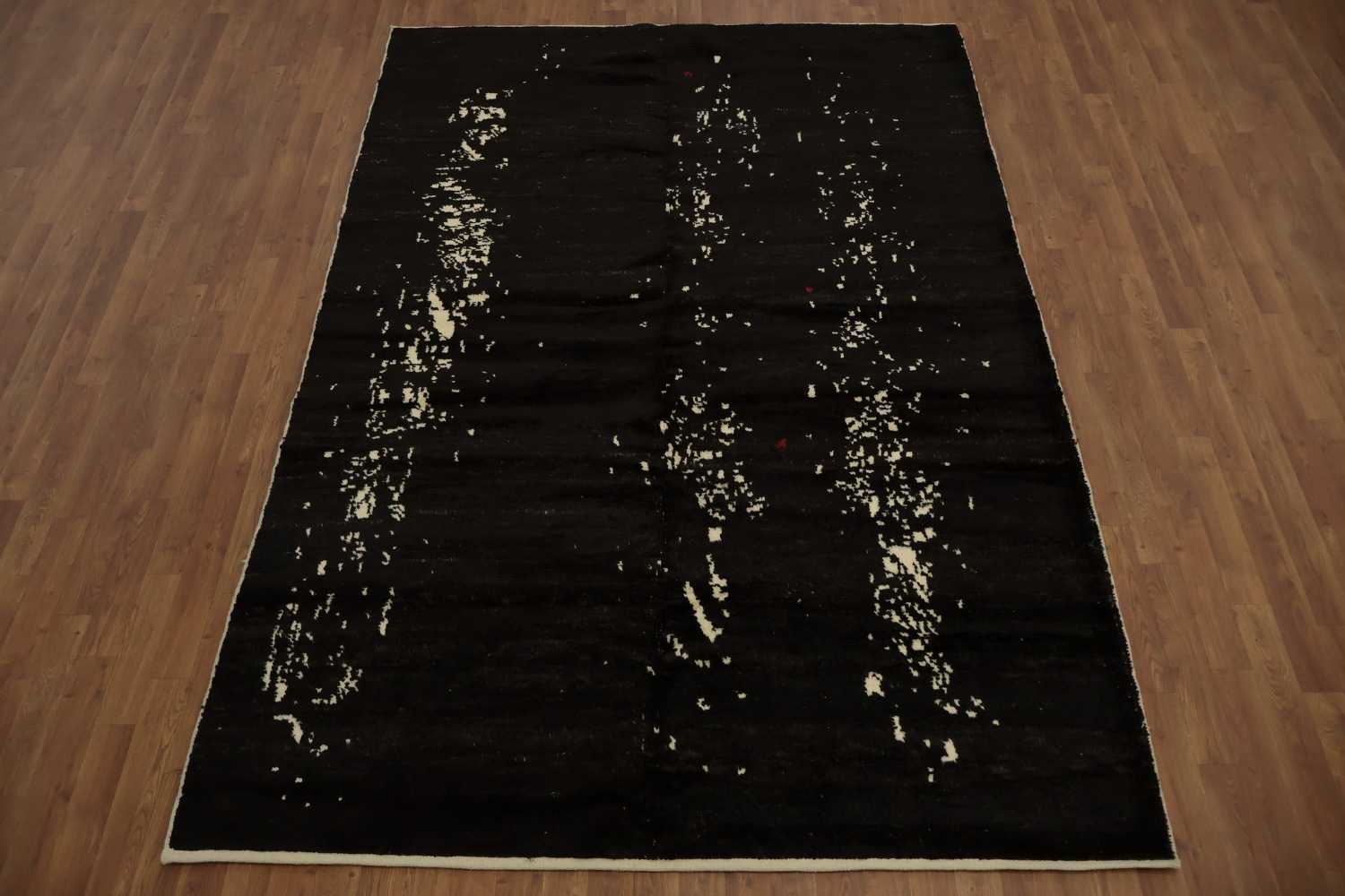 Vegetable Dye Modern Abstract Area Rug 6x9 for Contemporary Spaces