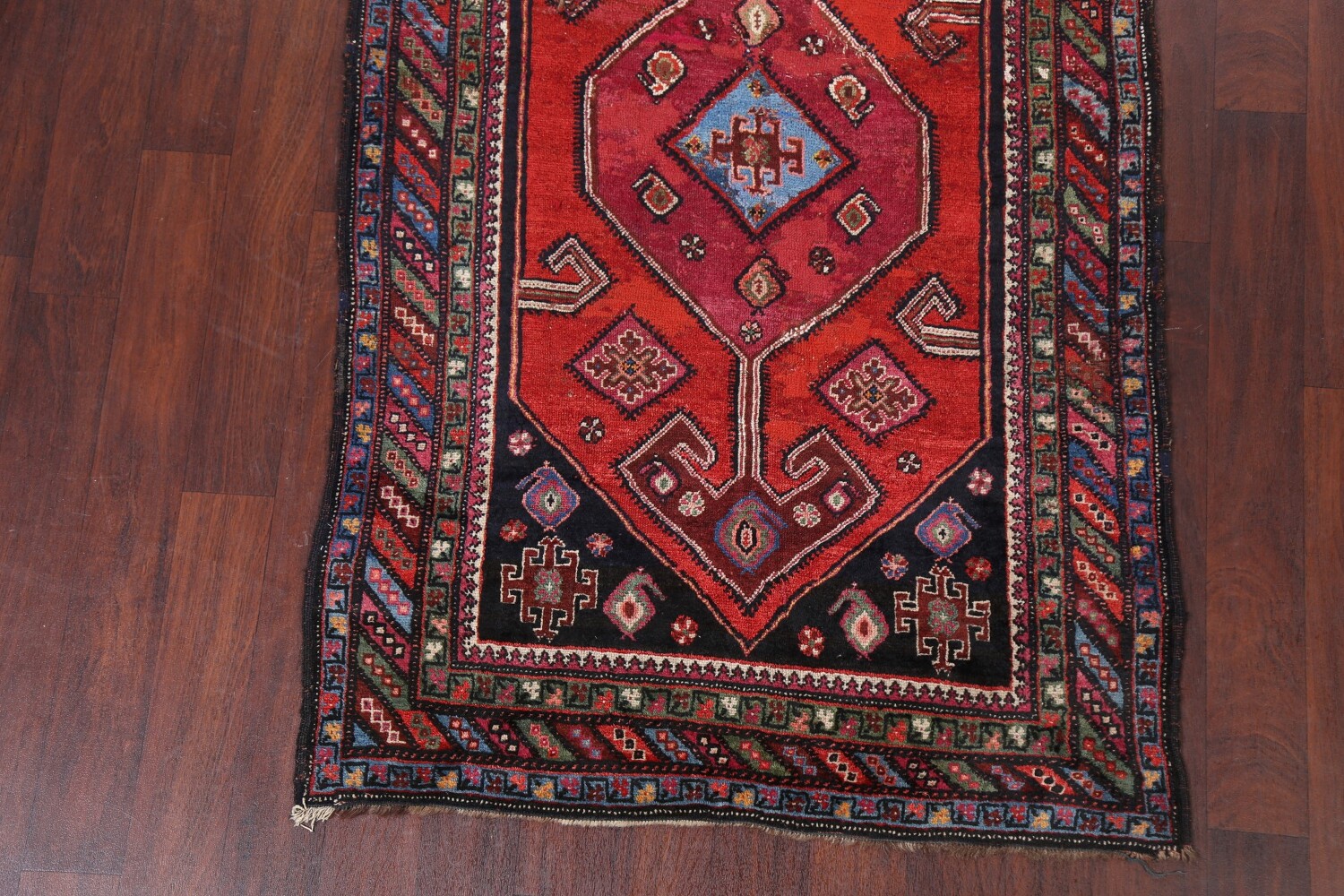 Pre-1900 Antique Vegetable Dye Afshar Persian Area Rug 4x6