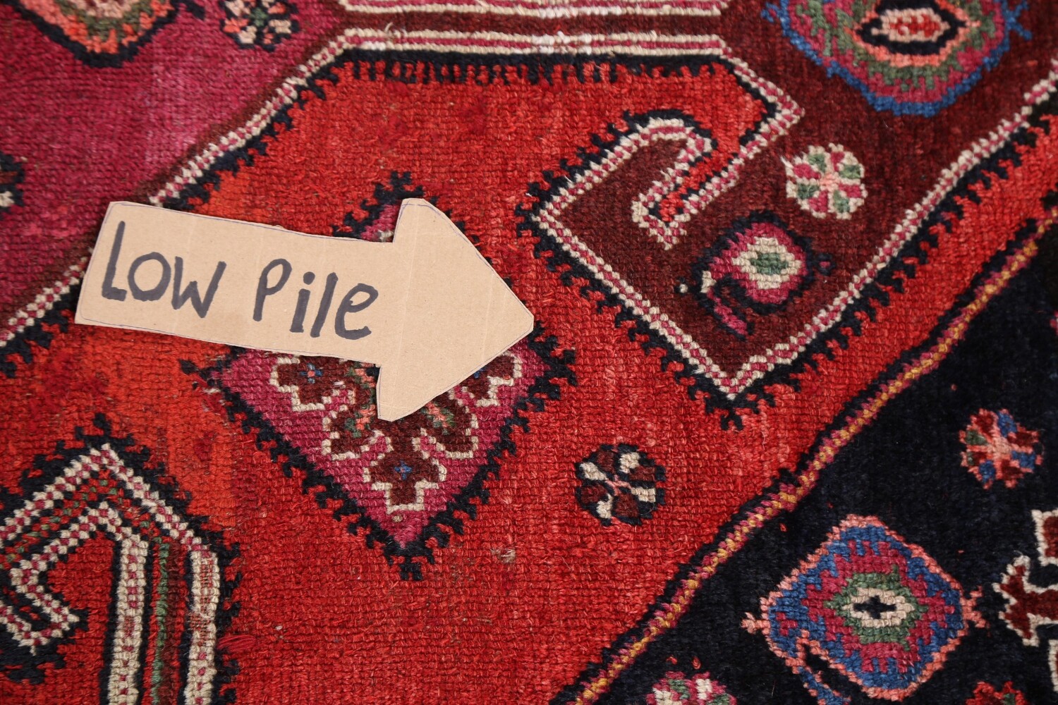 Pre-1900 Antique Vegetable Dye Afshar Persian Area Rug 4x6