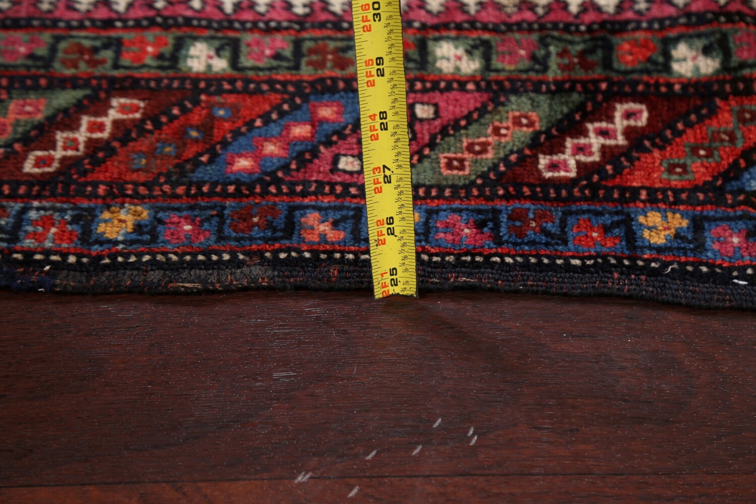 Pre-1900 Antique Vegetable Dye Afshar Persian Area Rug 4x6