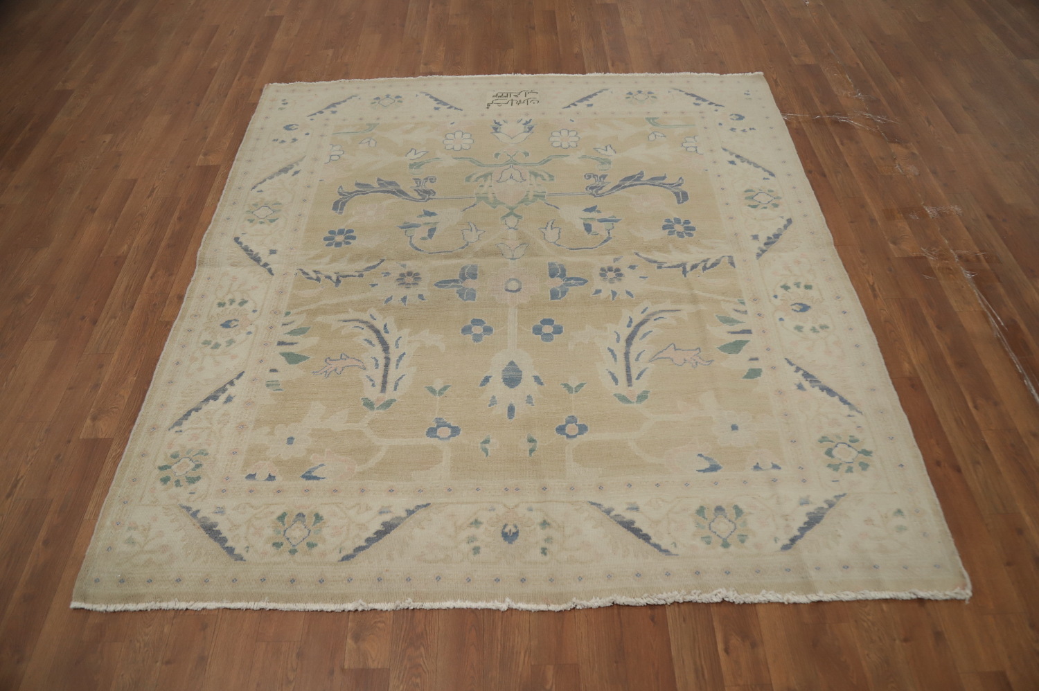 Floral Sultanabad Ziegler Persian Area Rug 6x6 Square