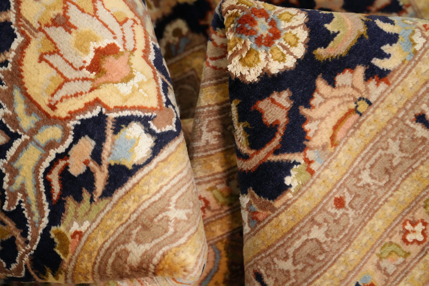 Vegetable Dye Tabriz Mahi Oriental Area Rug 9x12