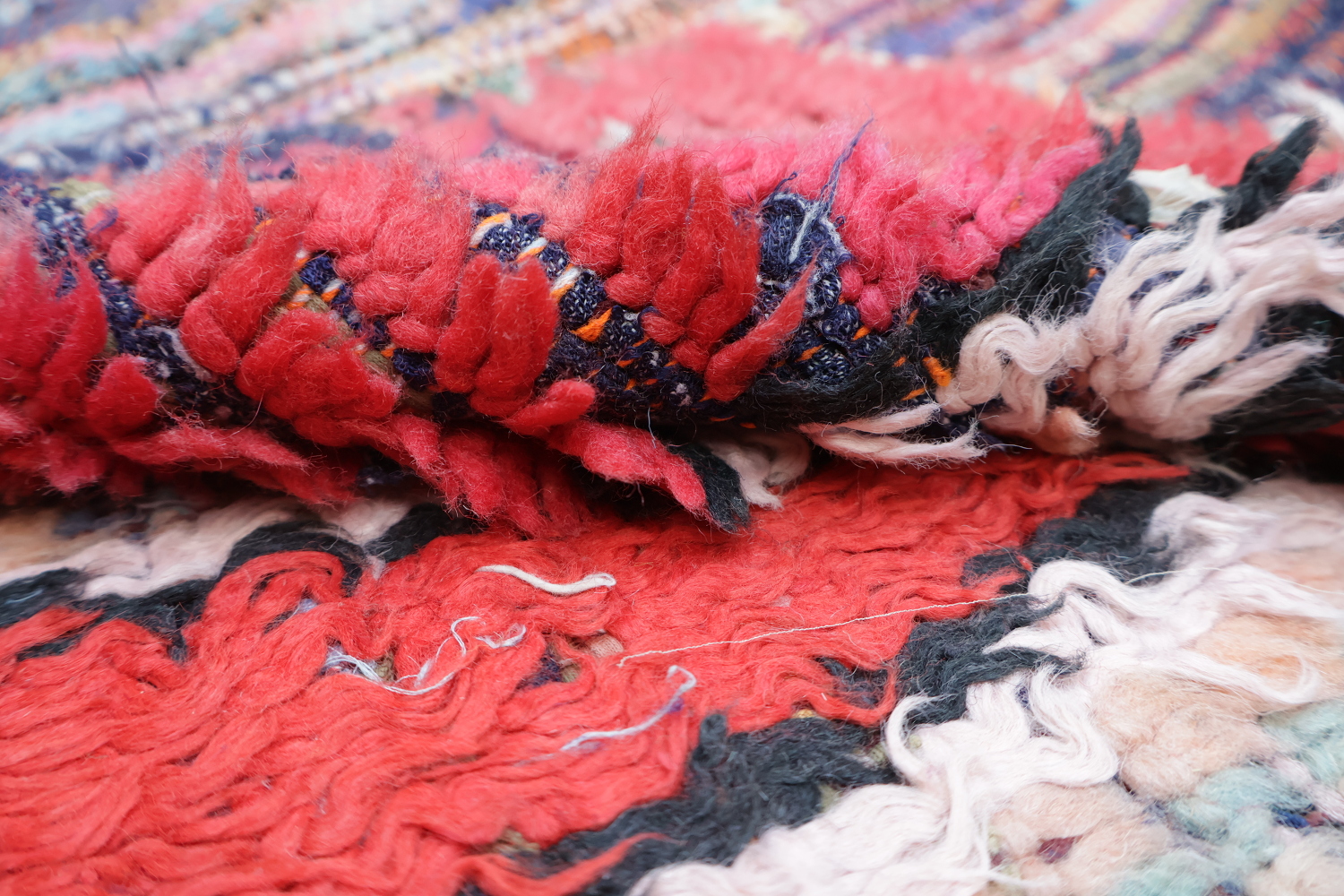 Handmade Moroccan Runner Rug 3x11