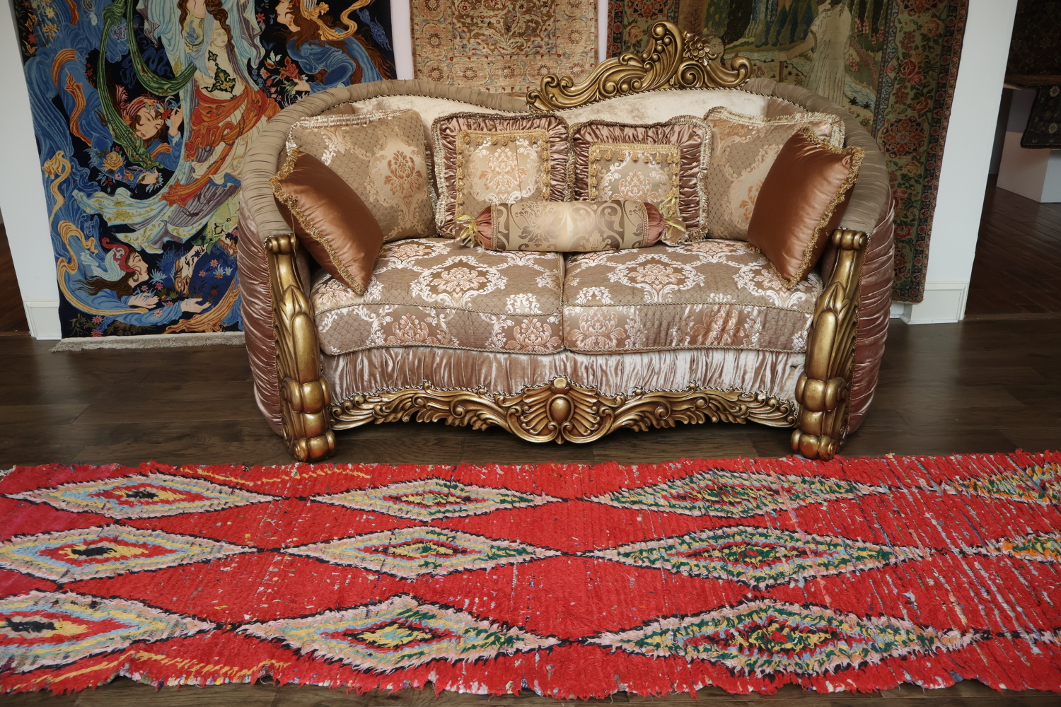 Handmade Moroccan Runner Rug 3x11