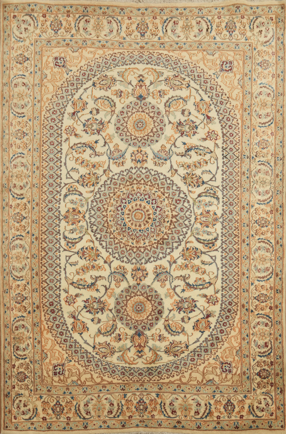 Vegetable Dye Kashmar Persian Area Rug 6x10