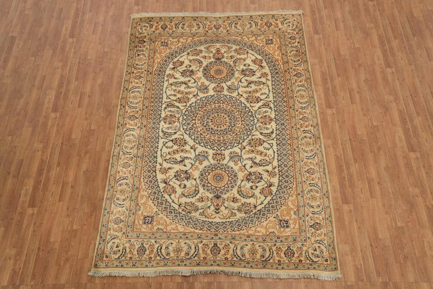 Vegetable Dye Kashmar Persian Area Rug 6x10