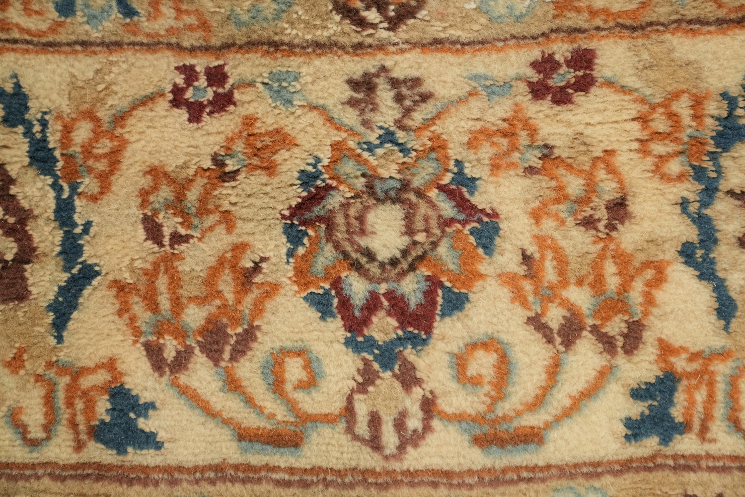 Vegetable Dye Kashmar Persian Area Rug 6x10