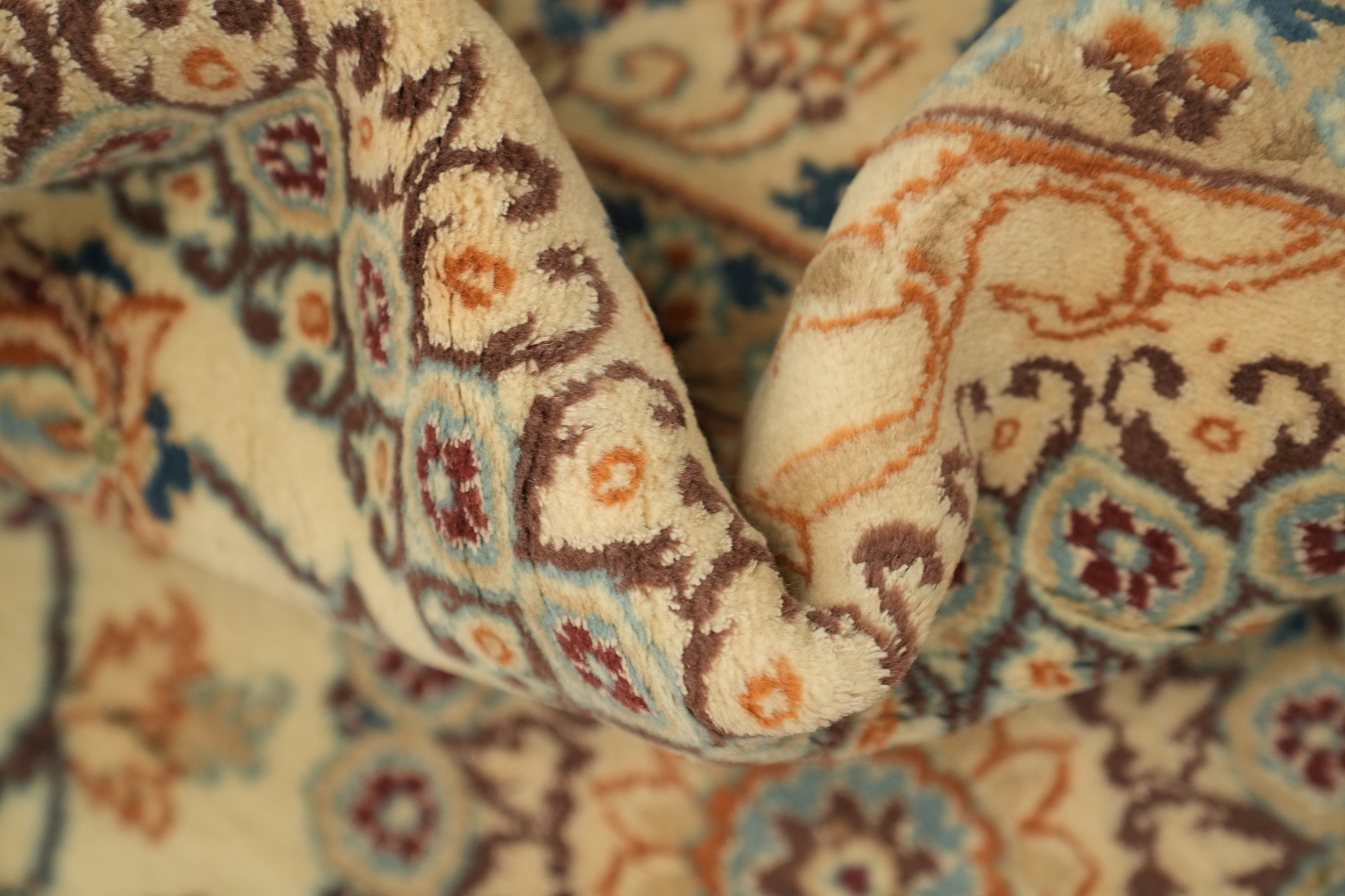 Vegetable Dye Kashmar Persian Area Rug 6x10