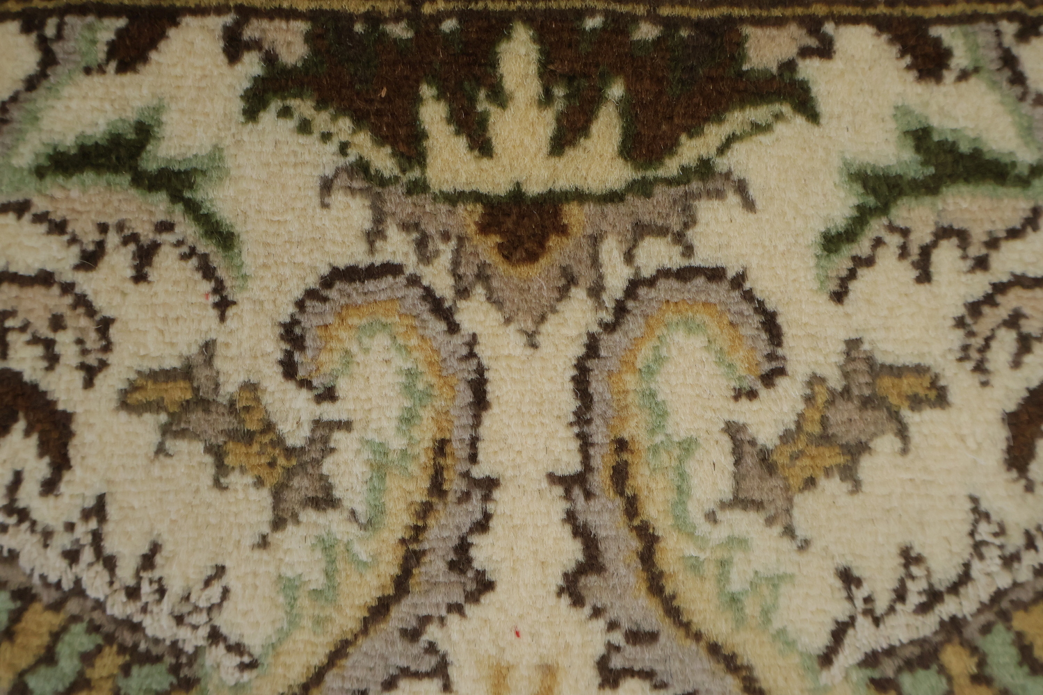 Vegetable Dye Aubusson Handmade Wool Rug 4x6