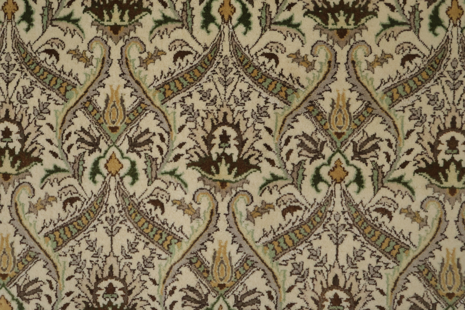 Vegetable Dye Aubusson Handmade Wool Rug 4x6