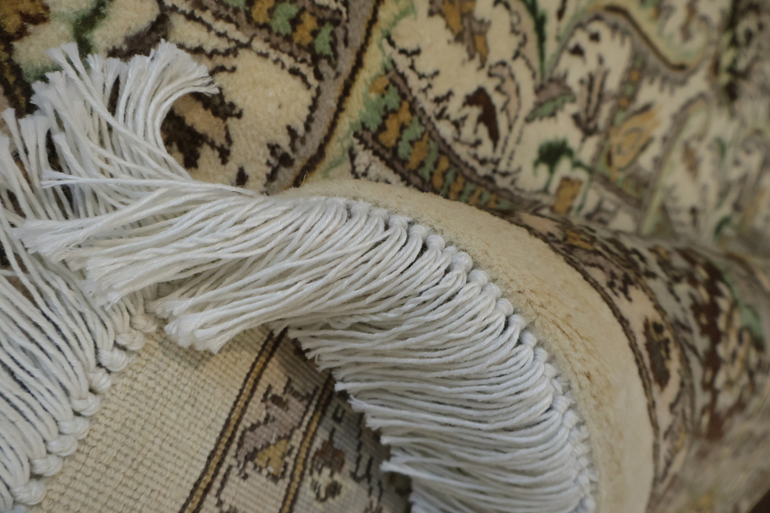 Vegetable Dye Aubusson Handmade Wool Rug 4x6