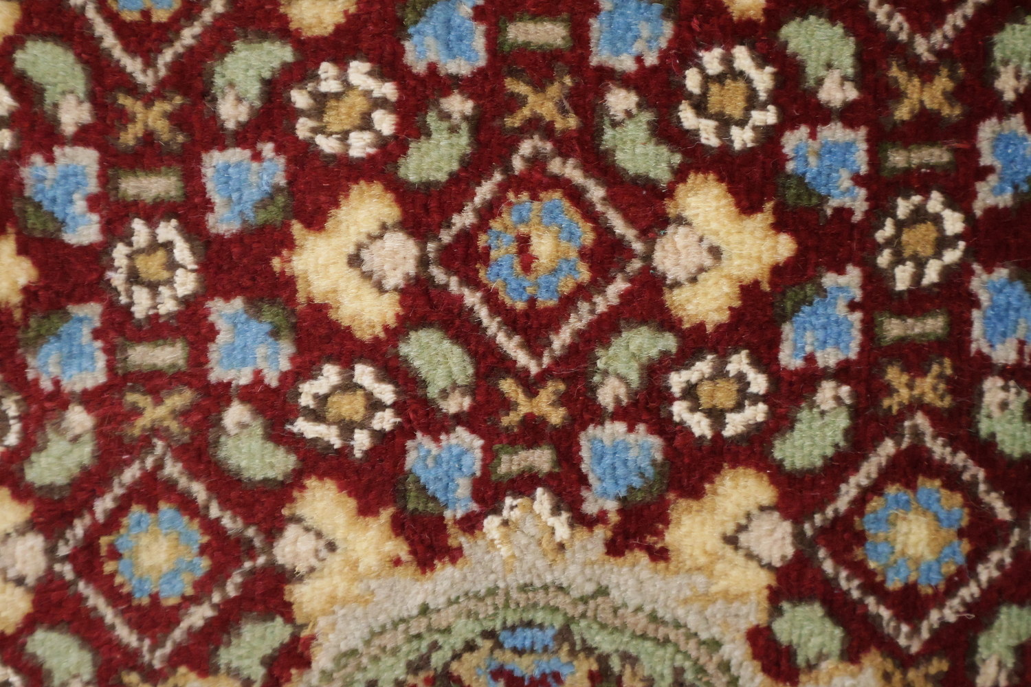 Vegetable Dye Tabriz Mahi Handmade Rug 4x6