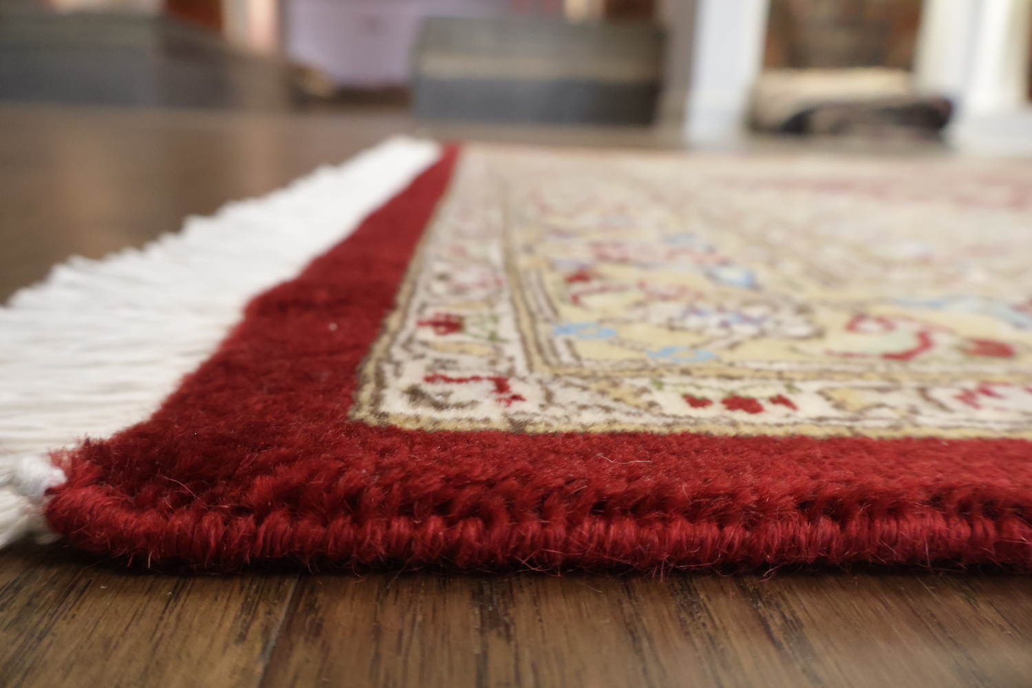 Vegetable Dye Tabriz Mahi Handmade Rug 4x6