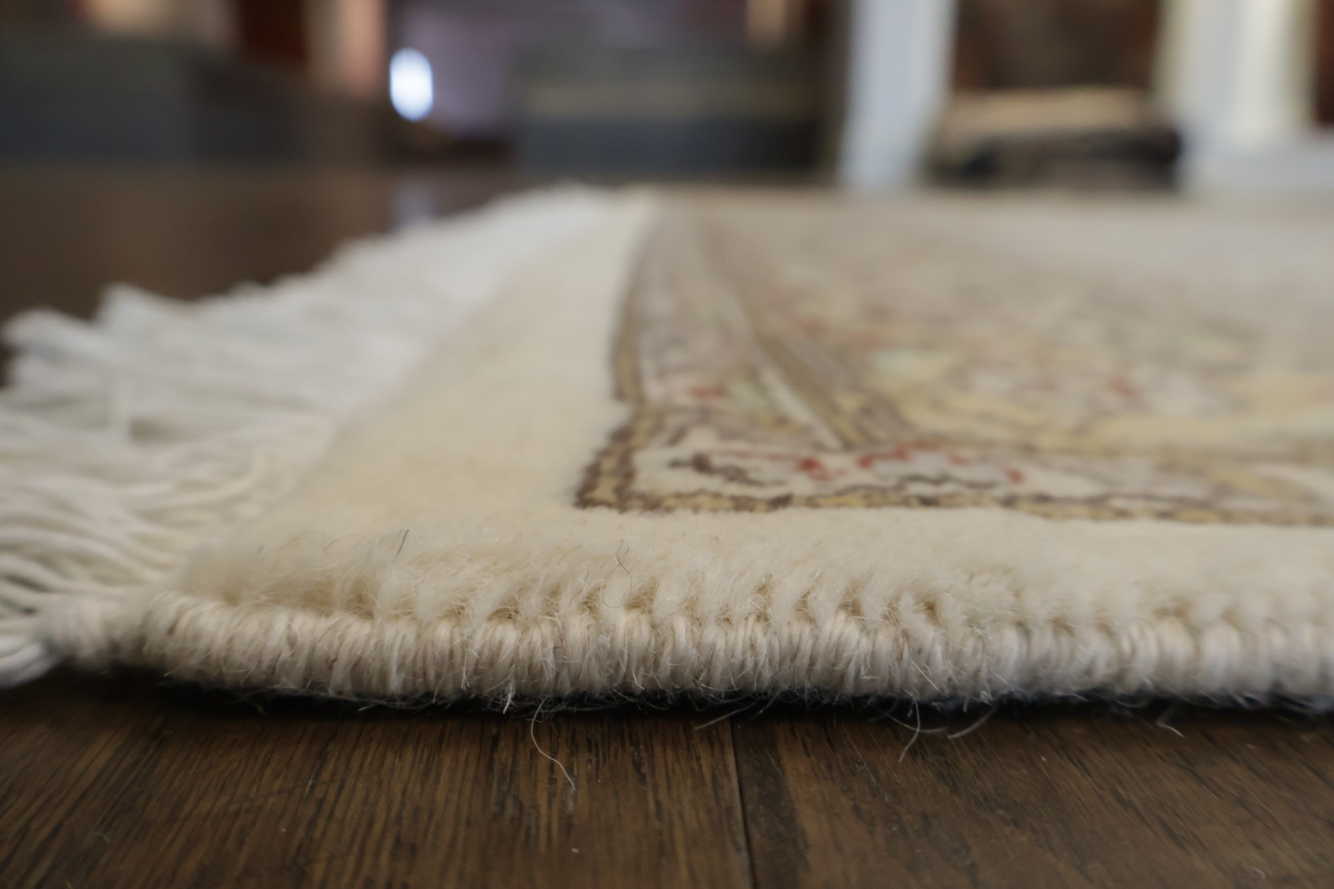 Vegetable Dye Tabriz Mahi Wool Rug 4x6