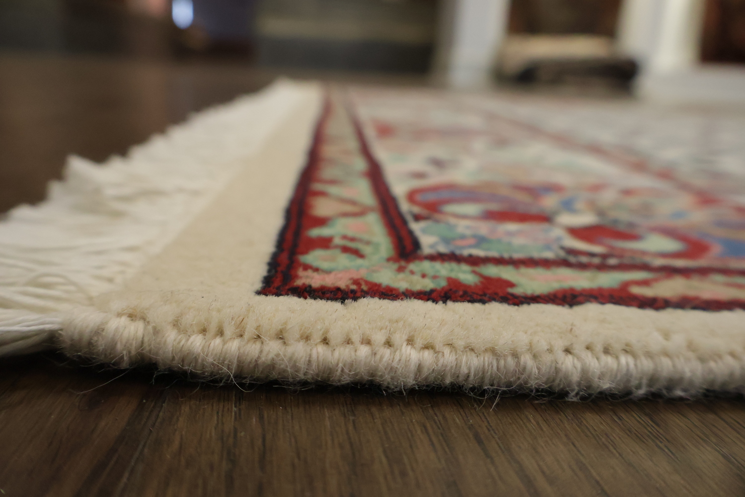 Vegetable Dye Aubusson Wool Area Rug 4x6