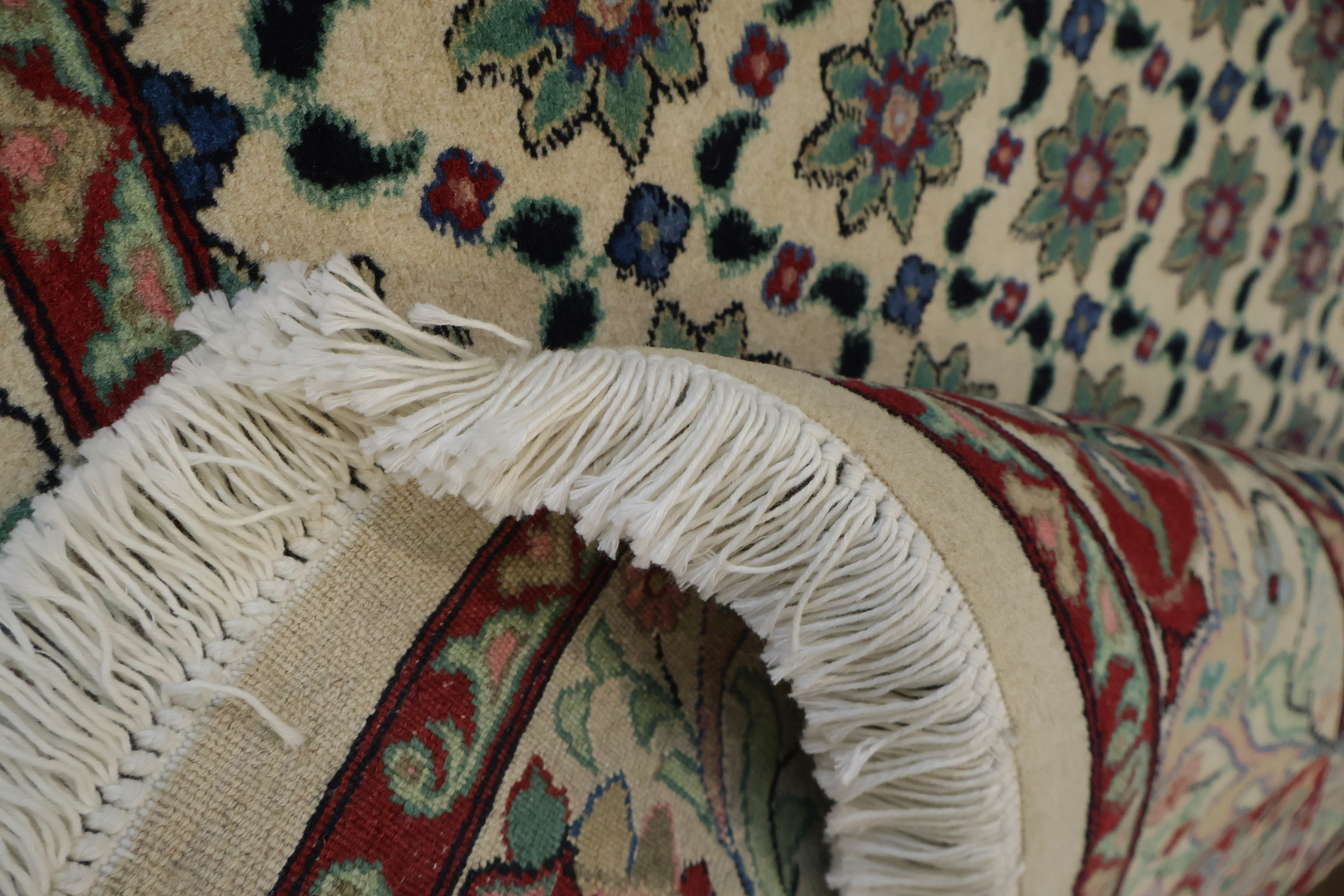 Vegetable Dye Aubusson Wool Area Rug 4x6