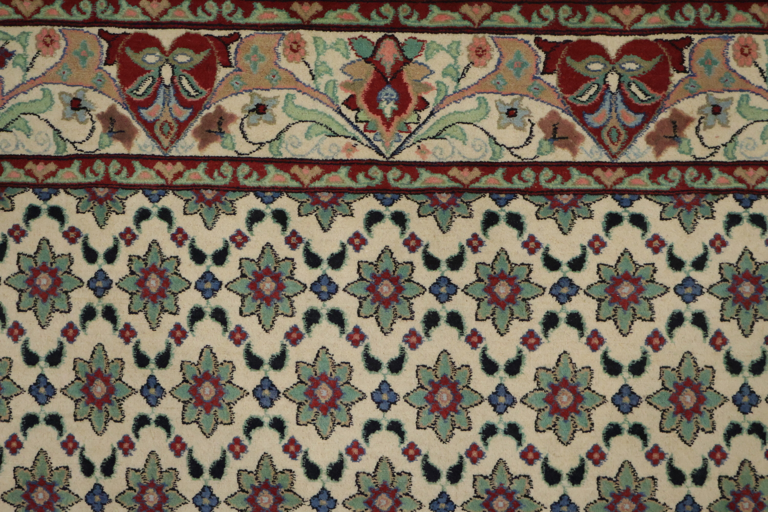 Vegetable Dye Aubusson Wool Area Rug 4x6
