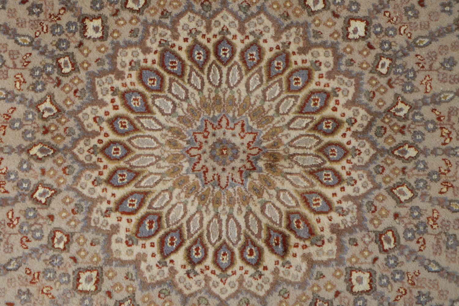 Vegetable Dye Wool/ Silk Tabriz Handmade Rug 4x6
