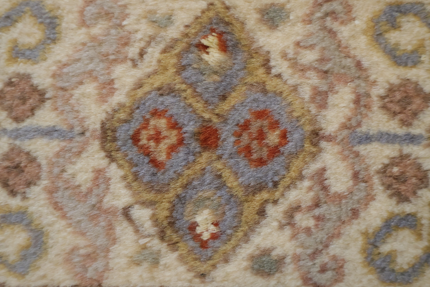 Vegetable Dye Wool/ Silk Tabriz Handmade Rug 4x6