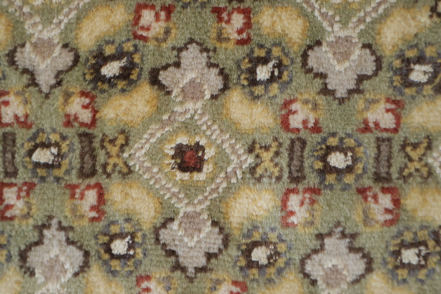 Vegetable Dye Tabriz Mahi Wool Rug 4x6