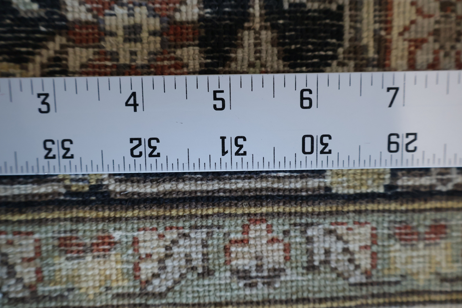 Vegetable Dye Tabriz Mahi Wool Rug 4x6