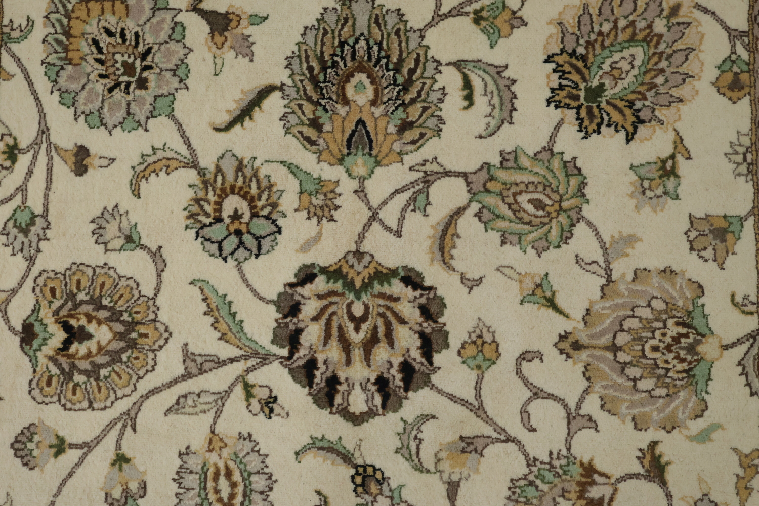 Vegetable Dye Tabriz Handmade Wool Rug 4x6