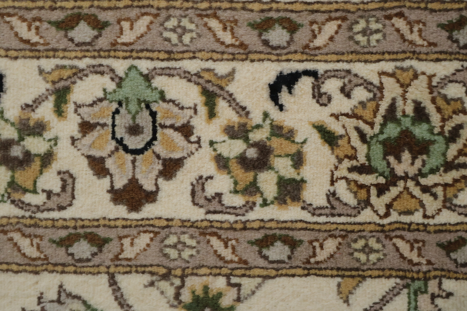 Vegetable Dye Tabriz Handmade Wool Rug 4x6