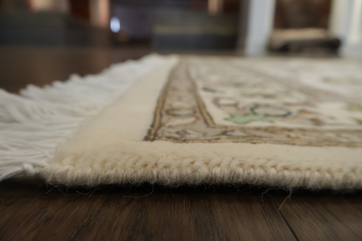 Vegetable Dye Tabriz Handmade Wool Rug 4x6