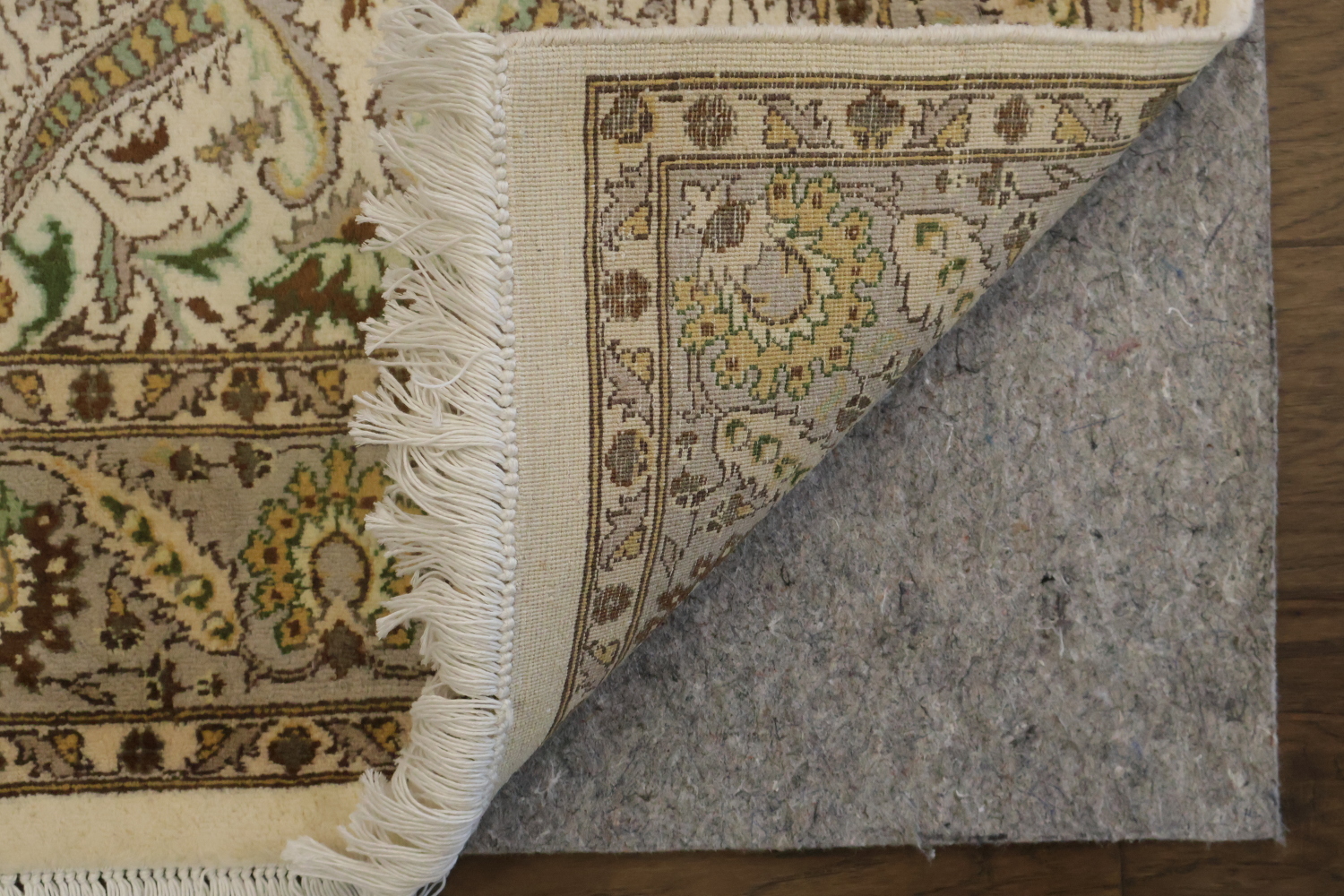 Vegetable Dye Aubusson Handmade Wool Rug 4x6