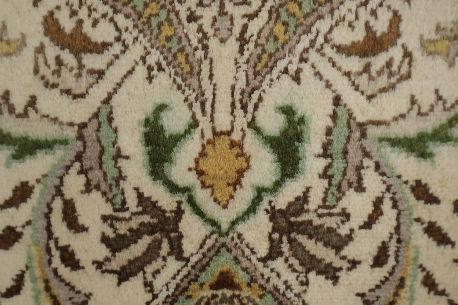 Vegetable Dye Aubusson Handmade Wool Rug 4x6
