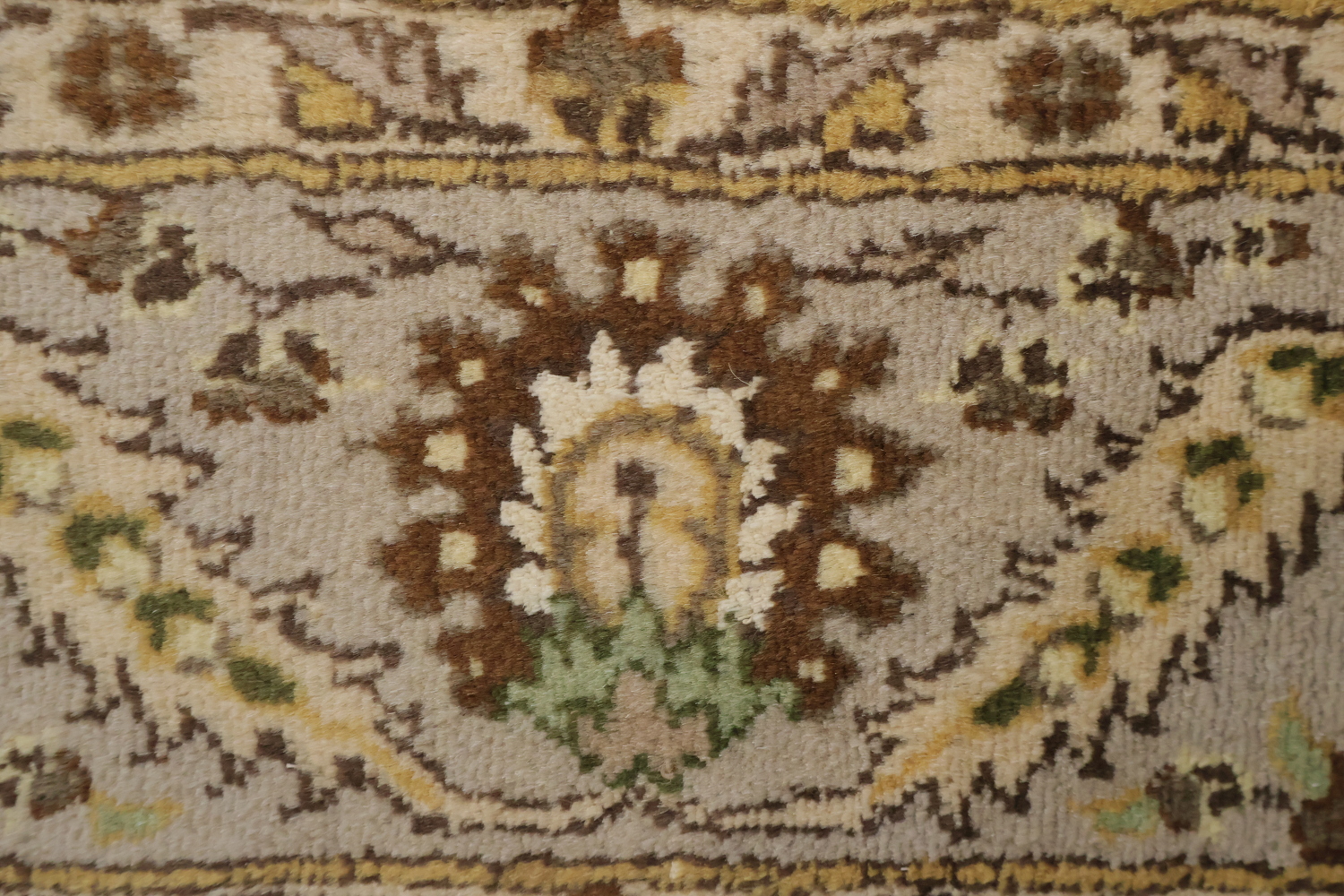 Vegetable Dye Aubusson Handmade Wool Rug 4x6