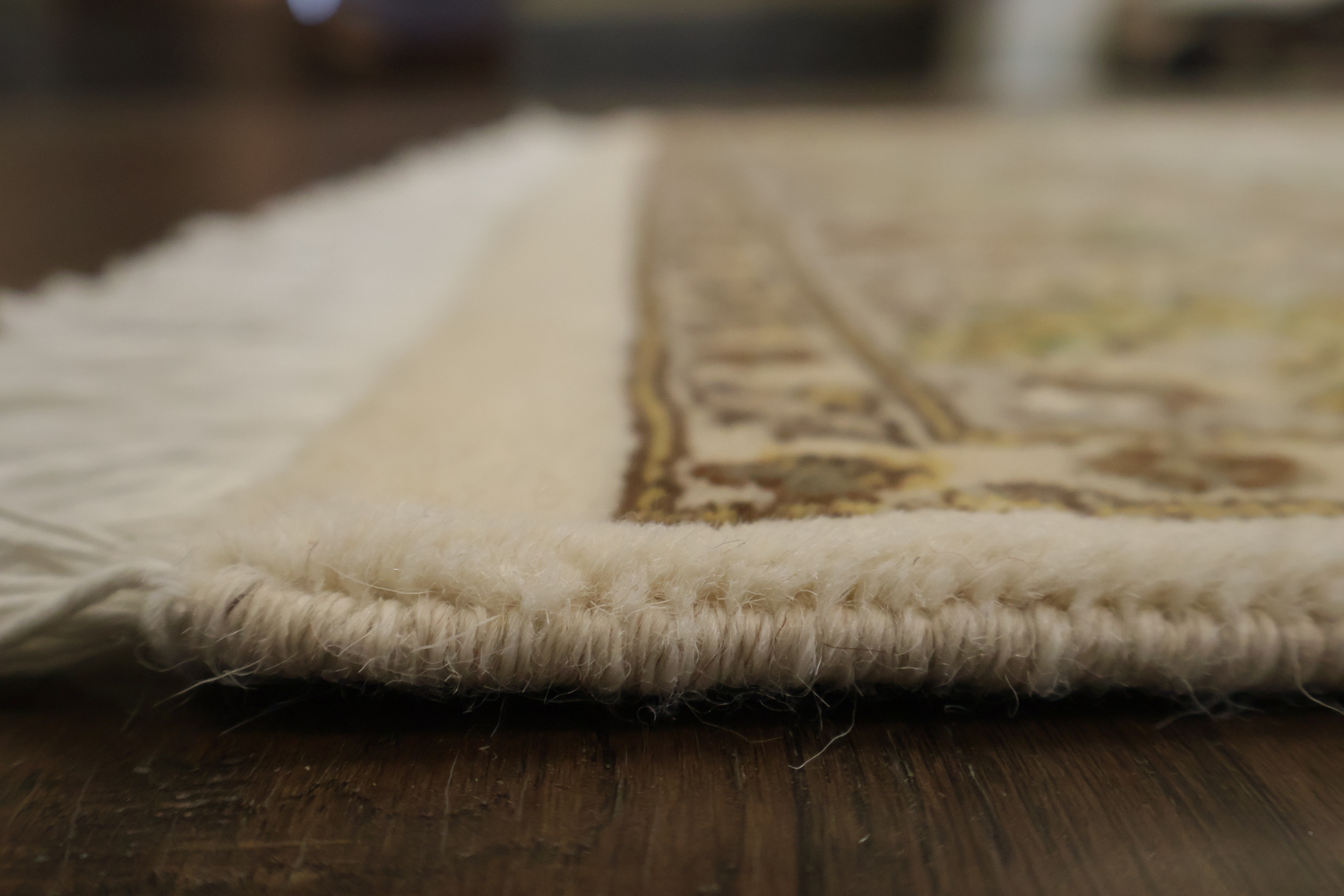 Vegetable Dye Aubusson Handmade Wool Rug 4x6