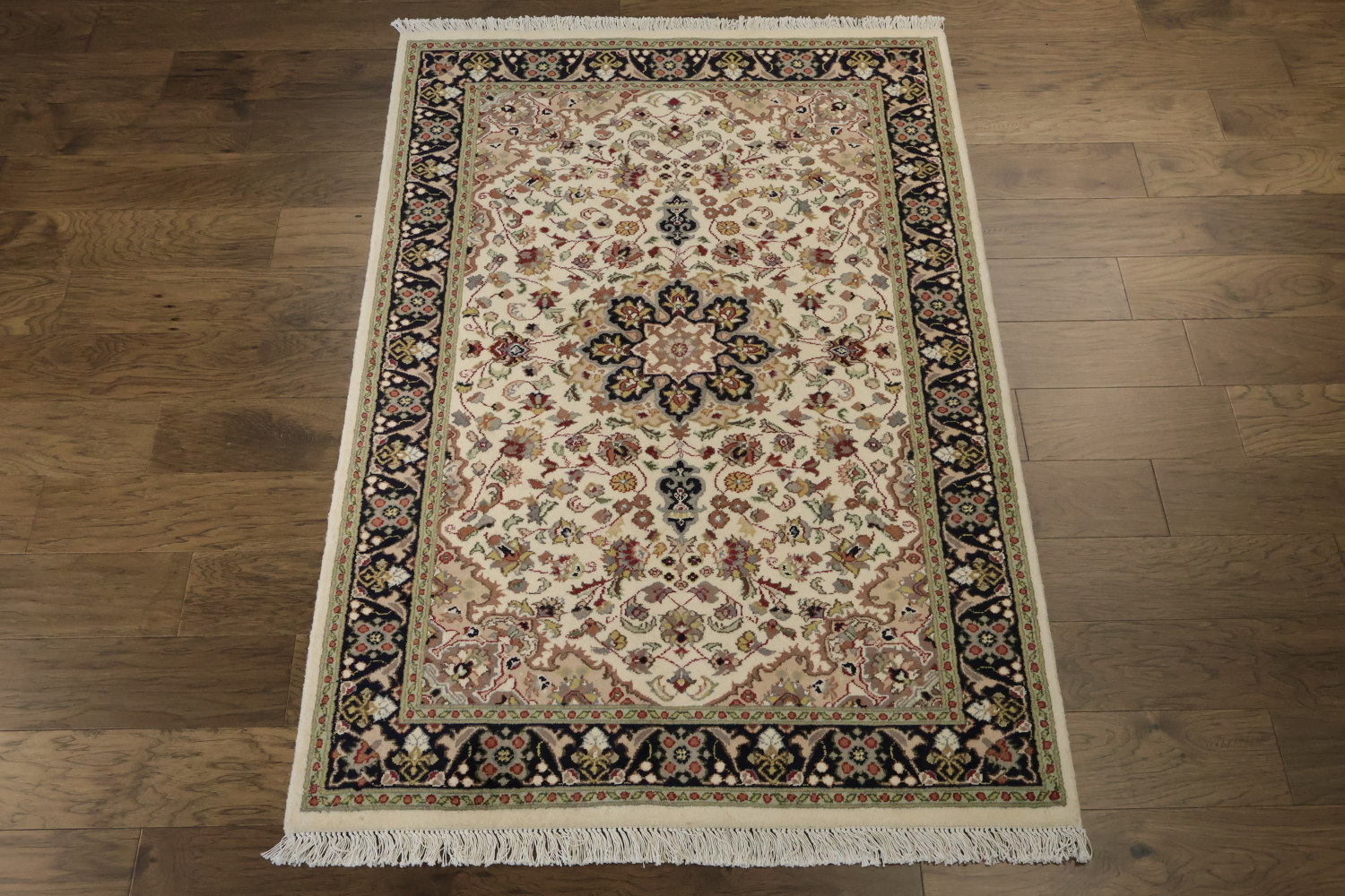 Vegetable Dye Handmade Tabriz Wool Rug 4x6