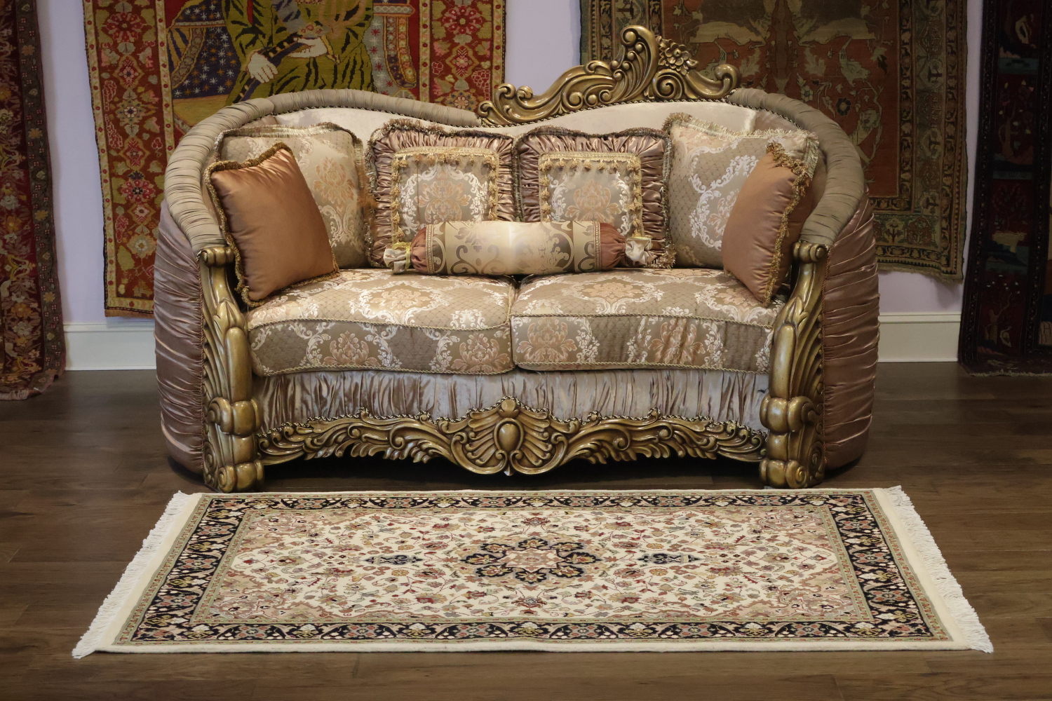 Vegetable Dye Handmade Tabriz Wool Rug 4x6