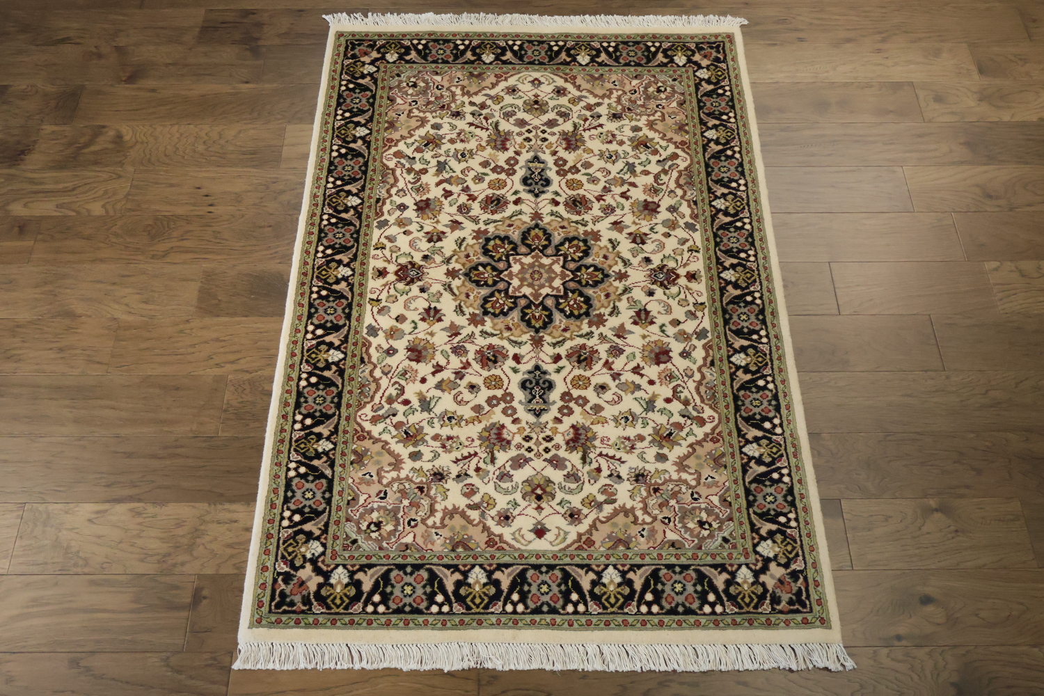 Vegetable Dye Handmade Tabriz Wool Rug 4x6