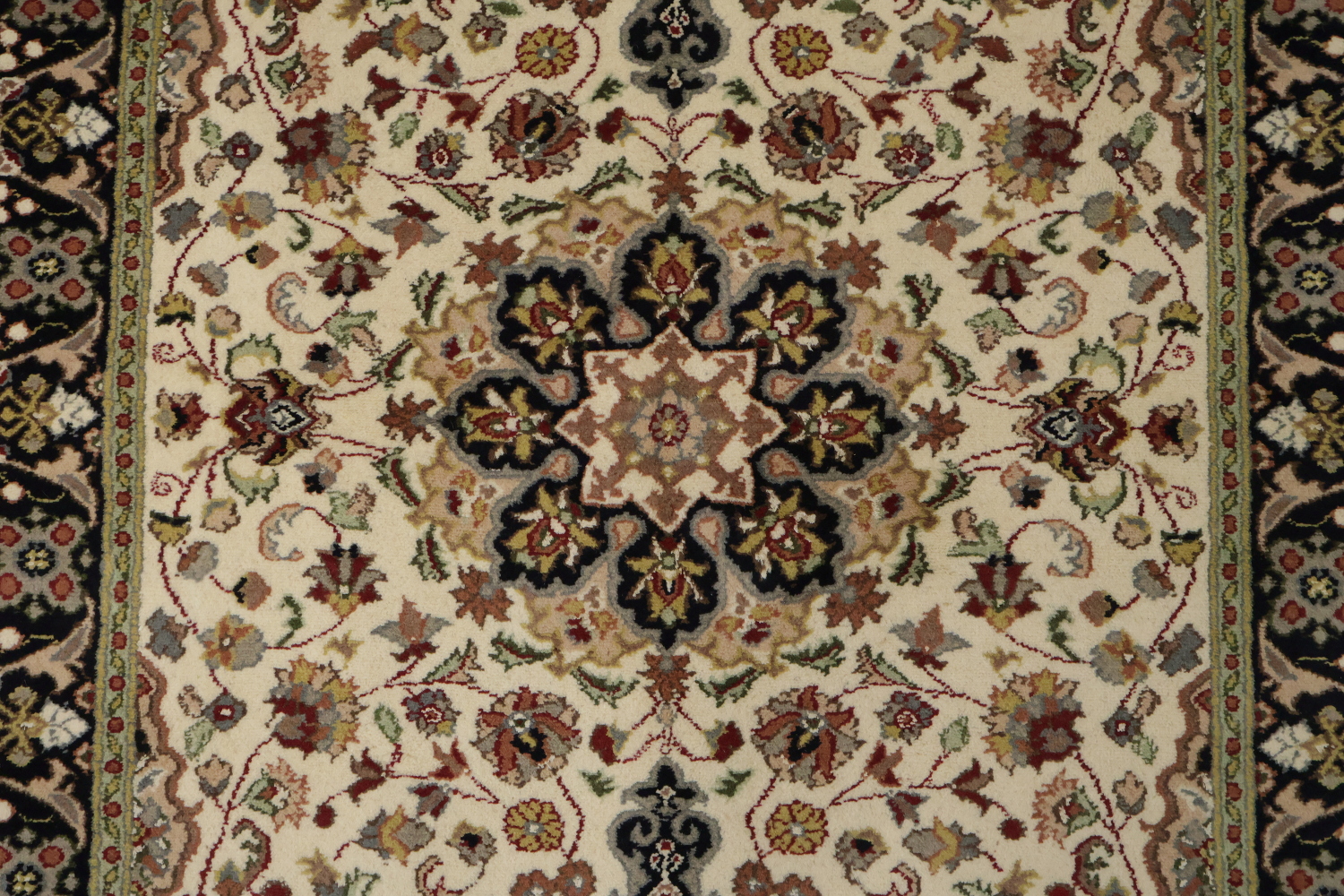 Vegetable Dye Handmade Tabriz Wool Rug 4x6