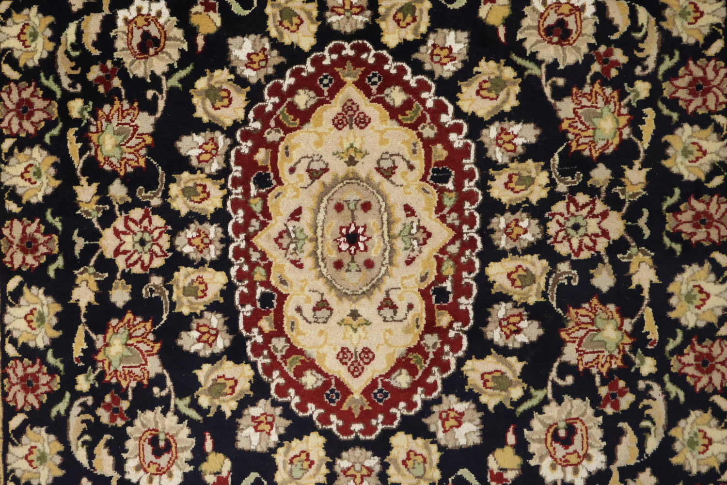 Vegetable Dye Aubusson Wool Rug 4x6
