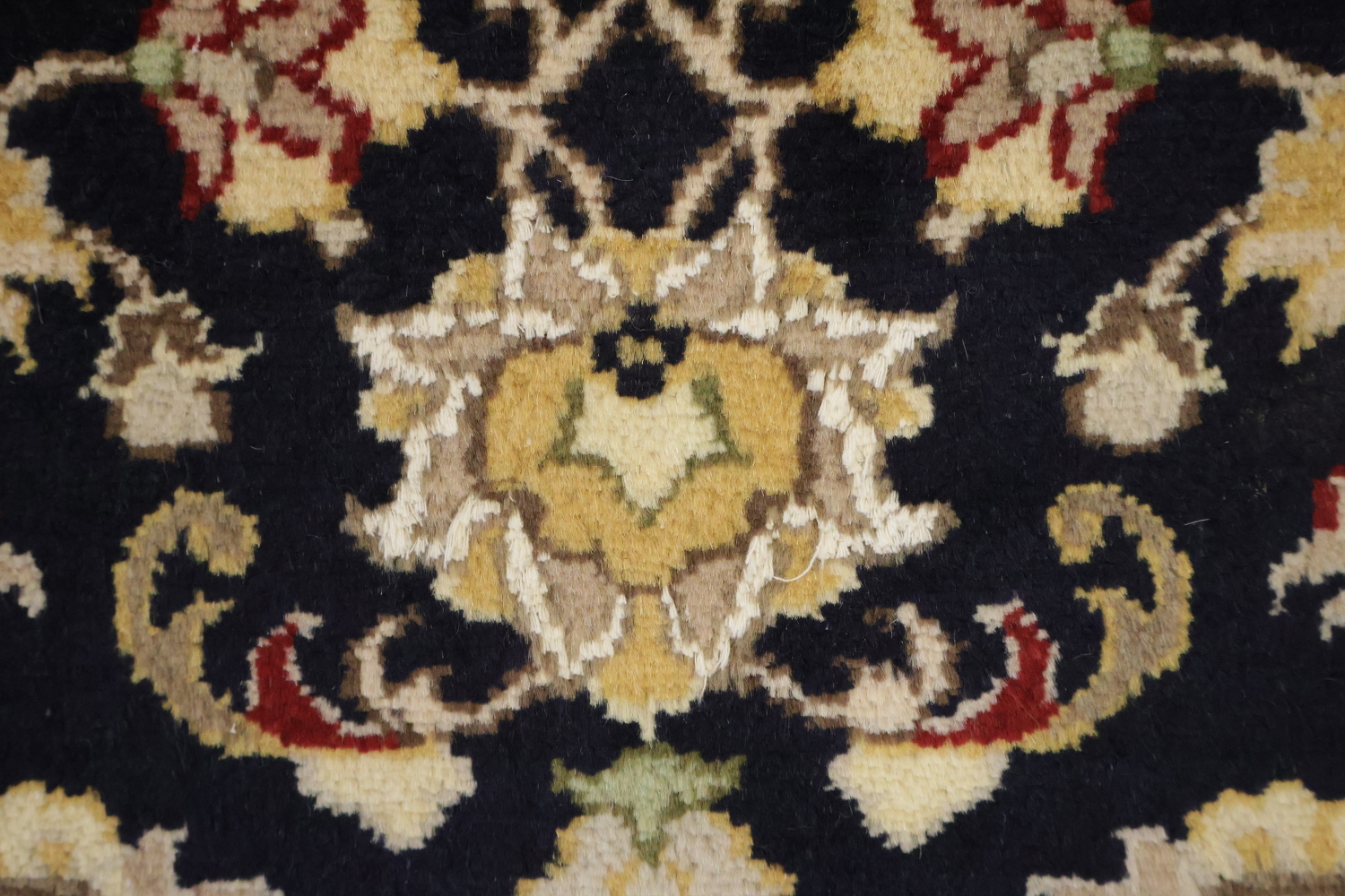 Vegetable Dye Aubusson Wool Rug 4x6