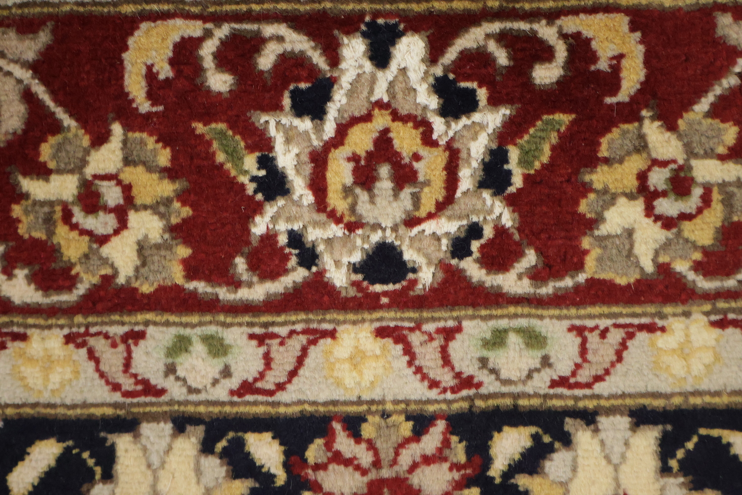 Vegetable Dye Aubusson Wool Rug 4x6