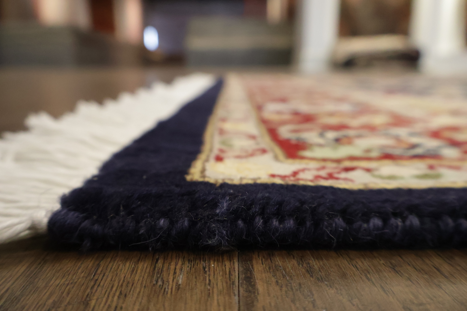 Vegetable Dye Aubusson Wool Rug 4x6
