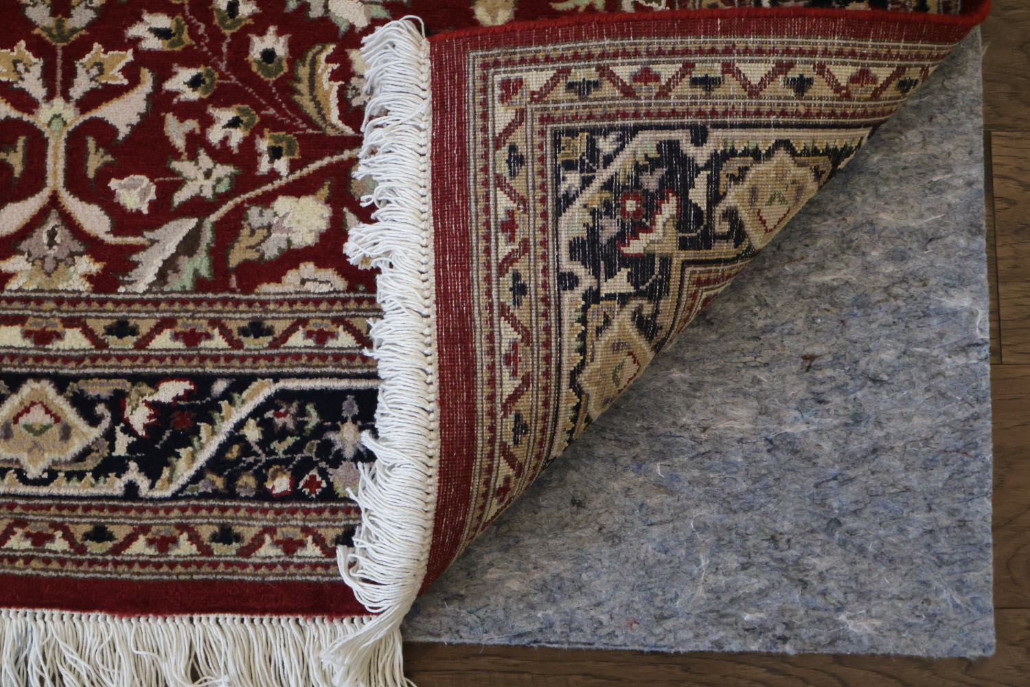 Vegetable Dye Aubusson Hand-Knotted Wool Rug 4x6