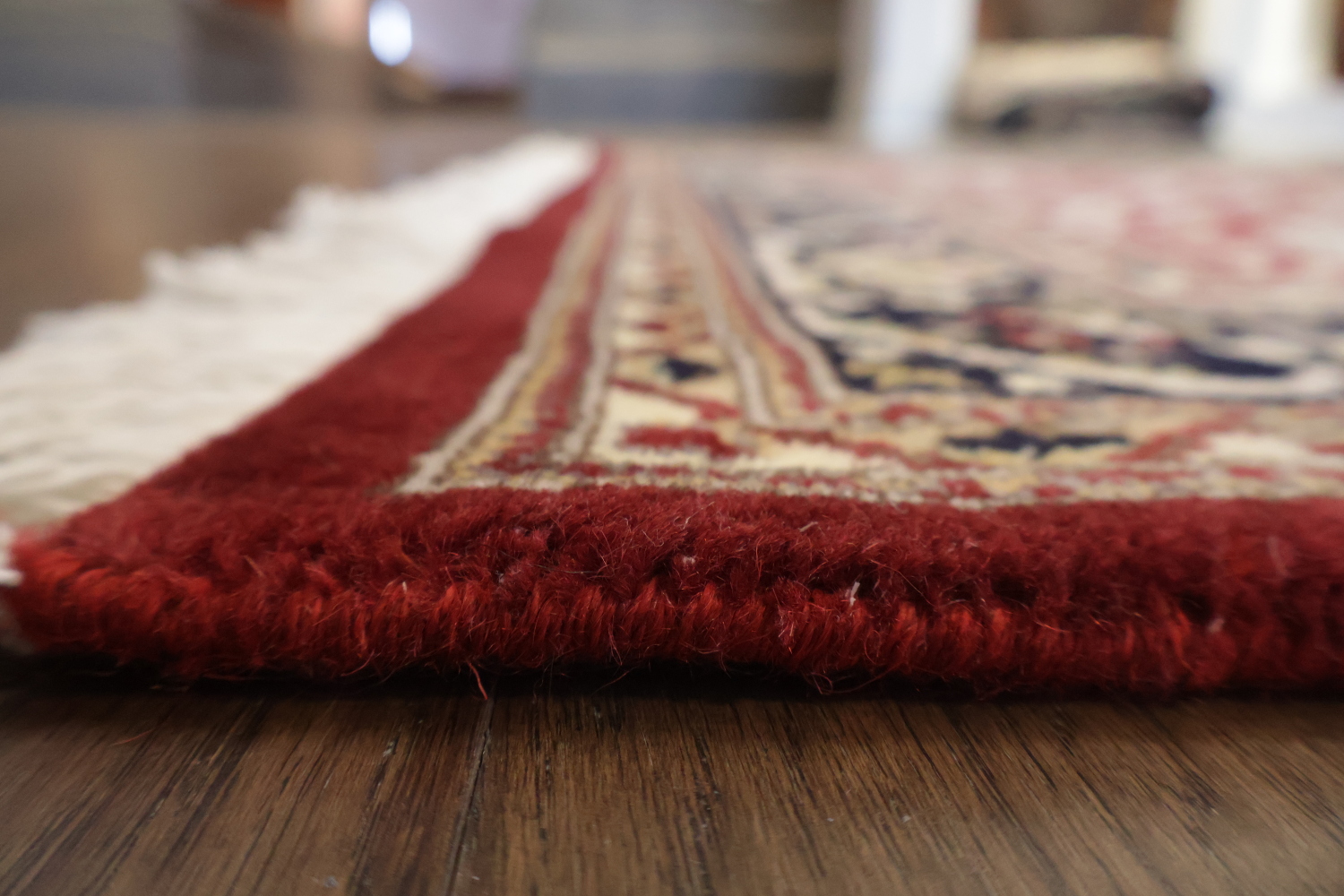 Vegetable Dye Aubusson Hand-Knotted Wool Rug 4x6