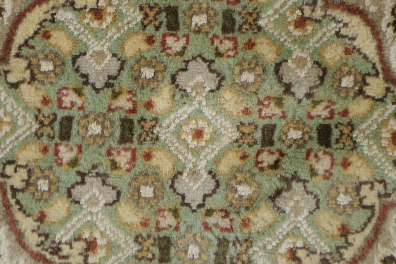 Vegetable Dye Tabriz Mahi Handmade Area Rug 4x6