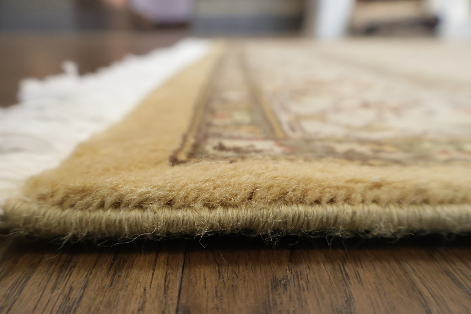 Vegetable Dye Tabriz Mahi Handmade Area Rug 4x6