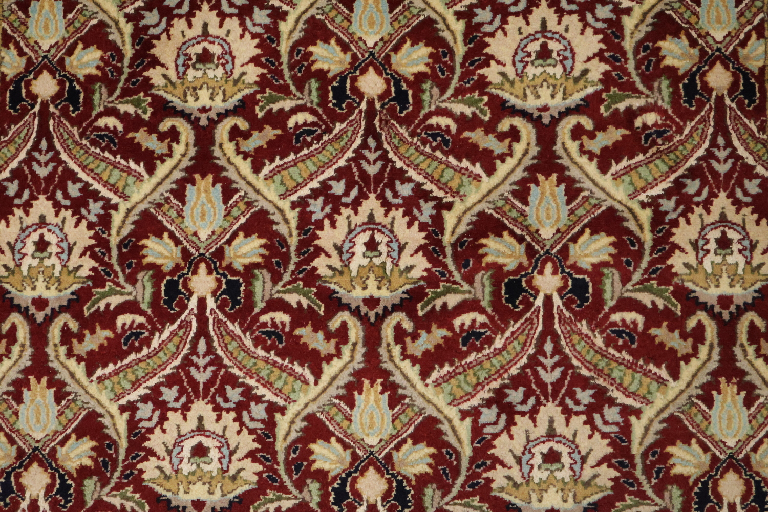 Vegetable Dye Aubusson Handmade Wool Rug 4x6