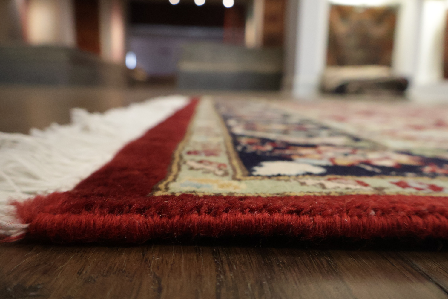 Vegetable Dye Aubusson Handmade Wool Rug 4x6