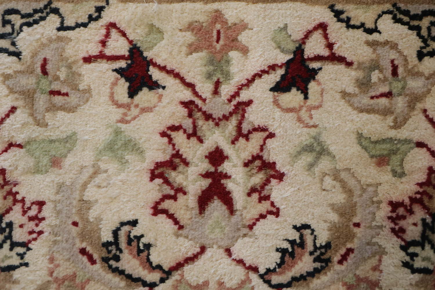 Vegetable Dye Tabriz Silk Handmade Rug 4x6