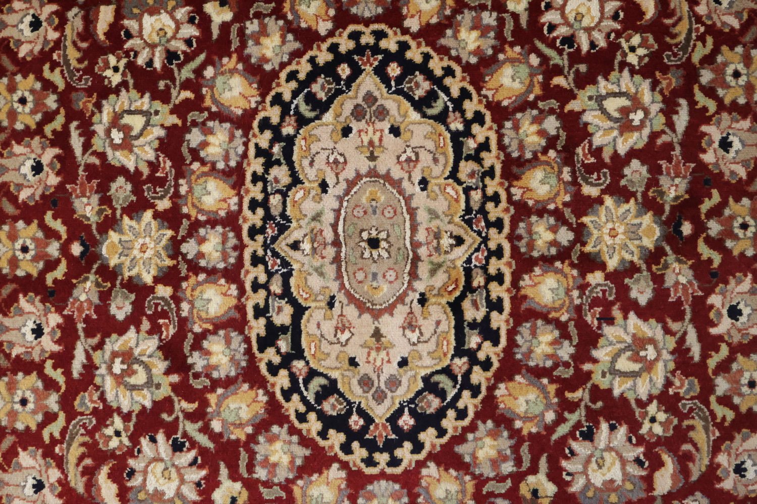 Vegetable Dye Aubusson Wool Handmade Rug 4x6